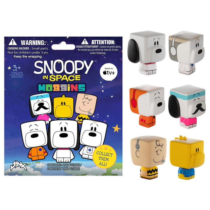 Snoopy In Space Mobbins Mini Figure Collectible Blind Bag