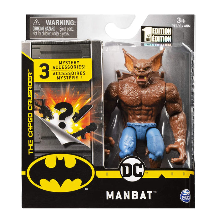 DC Comics The Caped Crusader Manbat 4" Action With Accessories