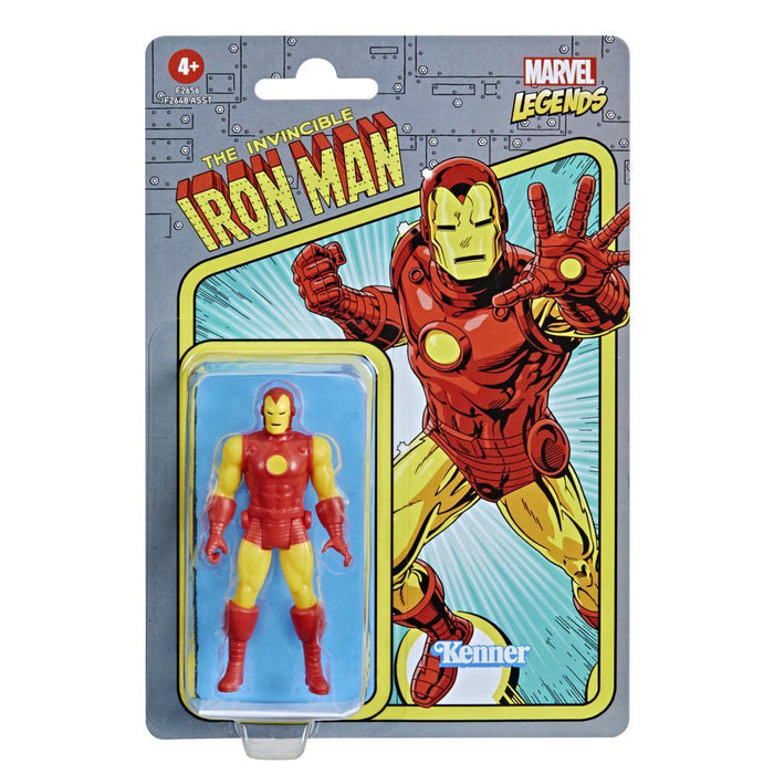 Marvel Legends Iron Man Retro Kenner 3.75" Action Figure