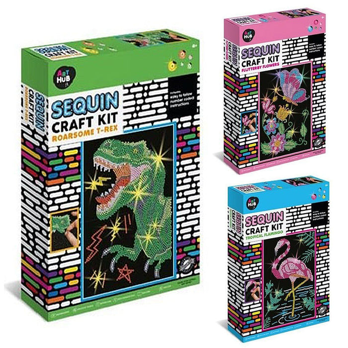CraftHub Make Your Own Sequin Craft Kit