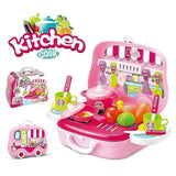 Kitchen Cooking Pretend Play Carry Along Case Playset