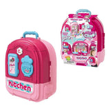 Kitchen Chef Figure & Accessories 3-In-1 Backpack Playset - Pink