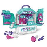 Hospital Doctor Figure & Accessories 3-In-1 Backpack Playset - Blue