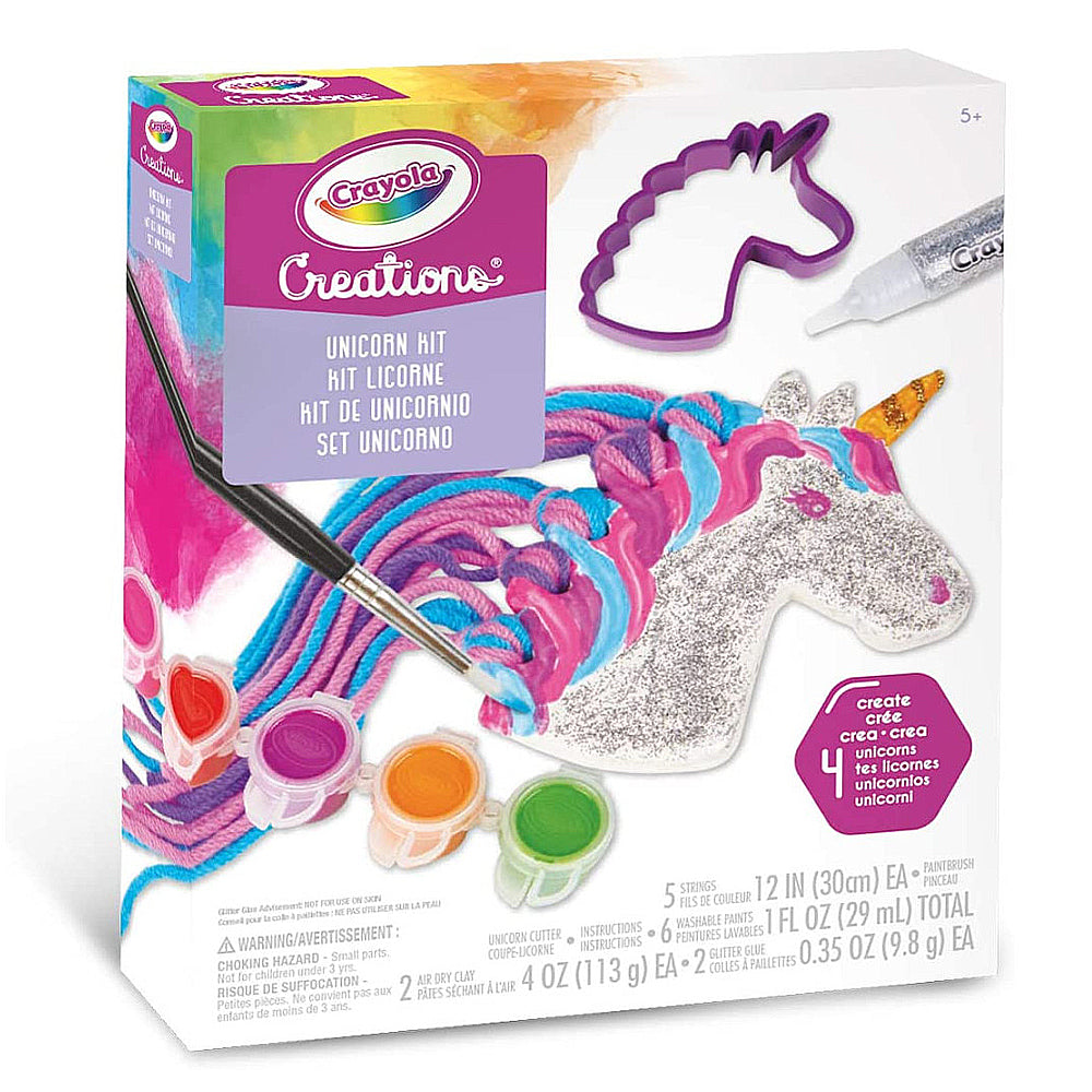 Crayola Creations Mould Paint & Decorate Unicorn Craft Kit