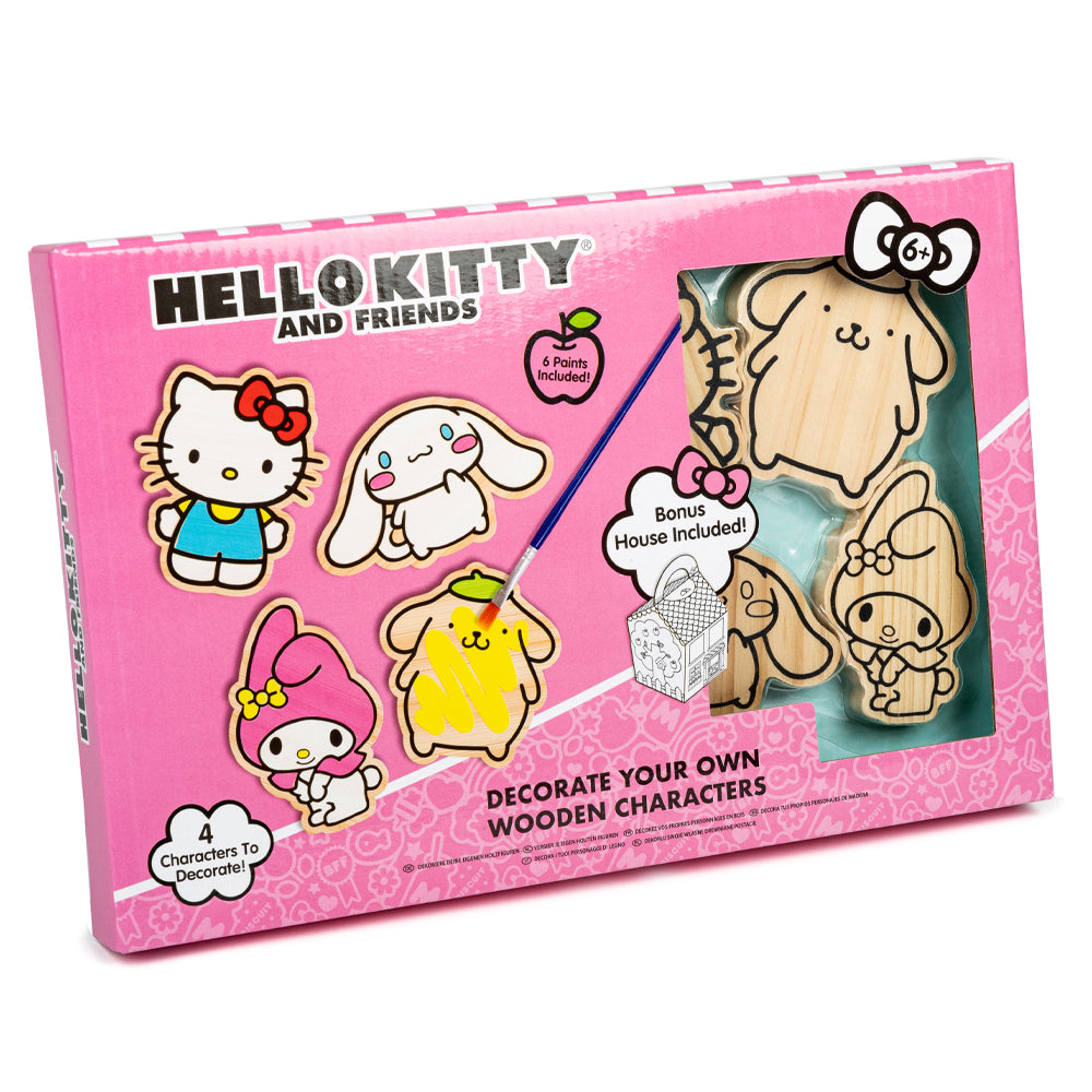 Hello Kitty Decorate Your Own Wooden Characters Craft Kit