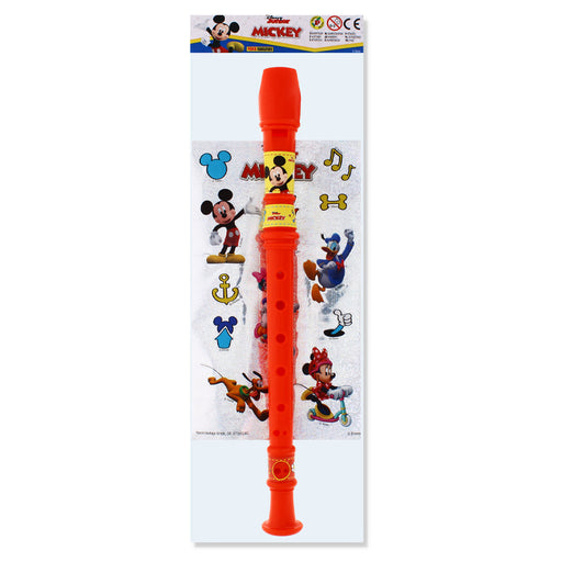 Disney Mickey Mouse Flute With Stickers Music Toy