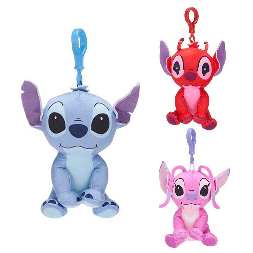 Disney Stitch Soft Plush 4" Bag Clip