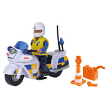 Fireman Sam Police Bike Figure & Vehicle Playset Simba Toys