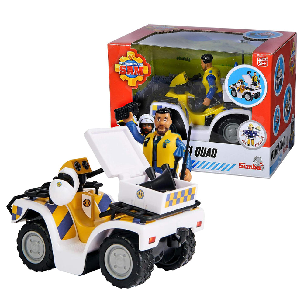 Fireman Sam Quad Bike Figure & Vehicle Playset Simba Toys