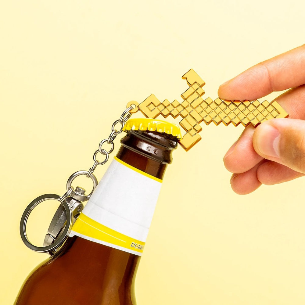 Minecraft Sword Bottle Opener  Official Paladone Novelty Keyring