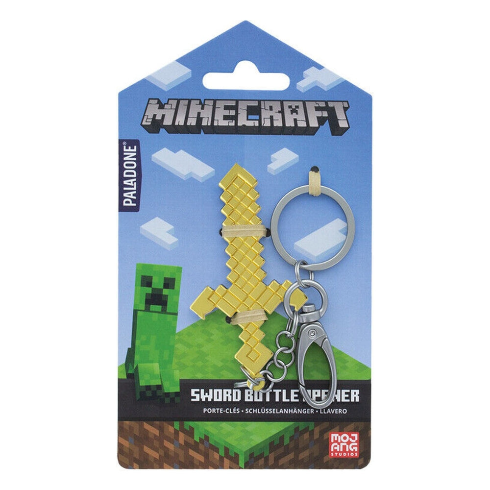Minecraft Sword Bottle Opener  Official Paladone Novelty Keyring