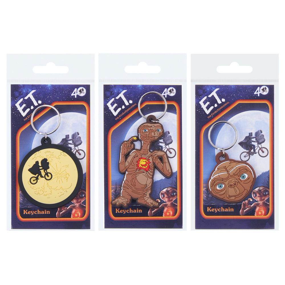 E.T. The Extraterrestrial 2D Rubber Character Keychain