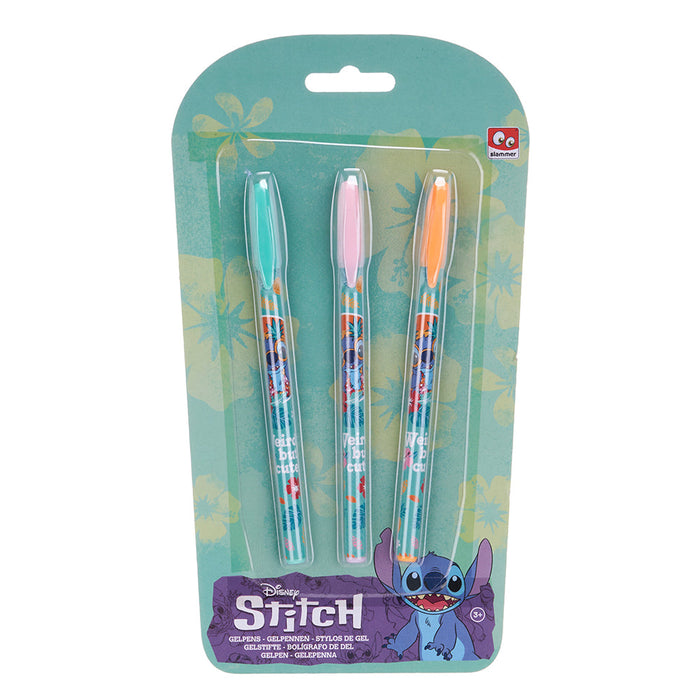 Disney Stitch Gel Pens 3pk