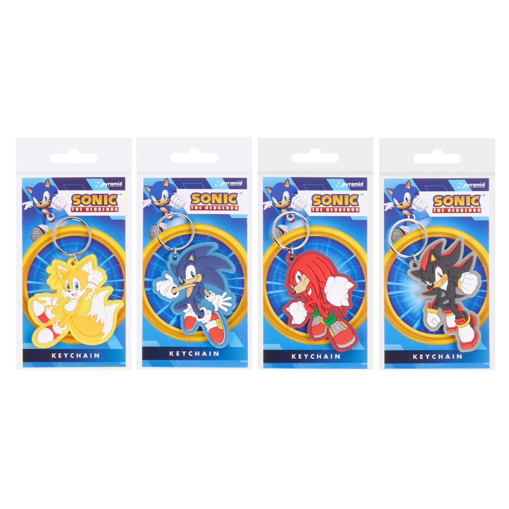 Sonic The Hedgehog Character 2D Collectible Keychain