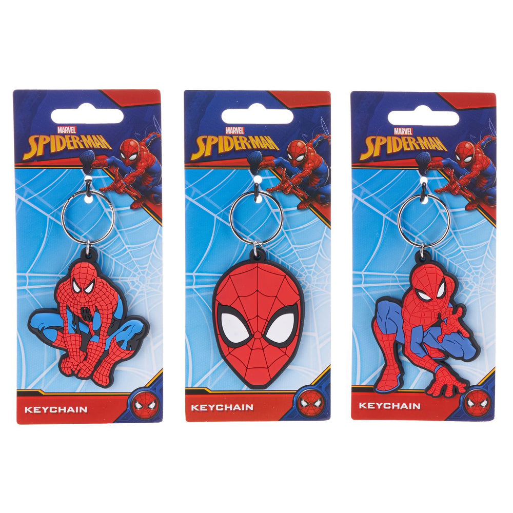 Marvel Spider-Man 2D Rubber Character Keychain