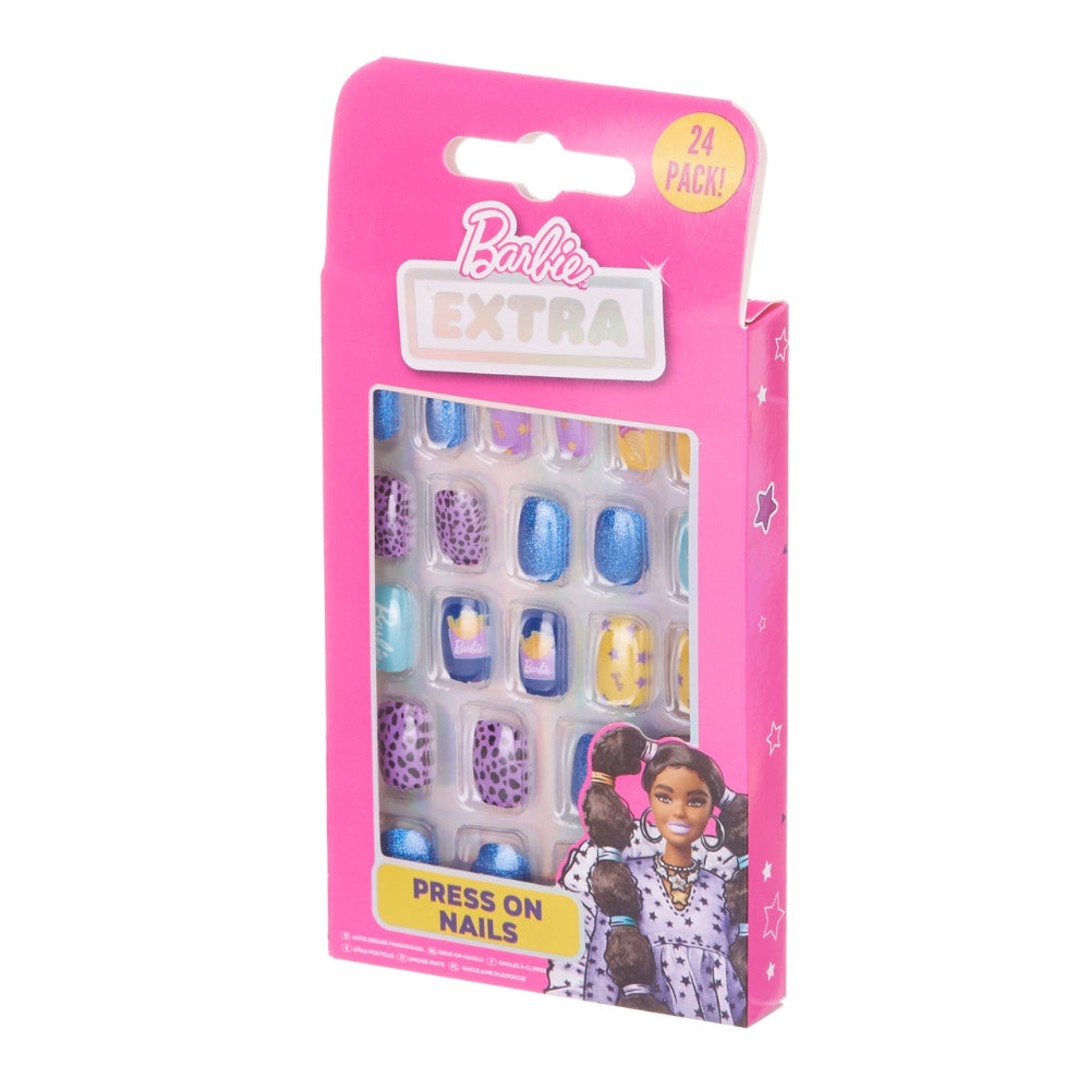 Barbie Extra Press On Nails 24pk Set