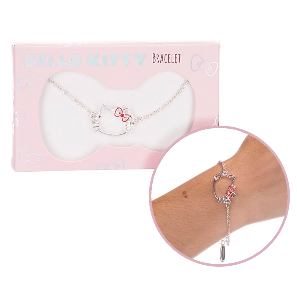 Hello Kitty Jewellery Red Bow Charm Bracelet