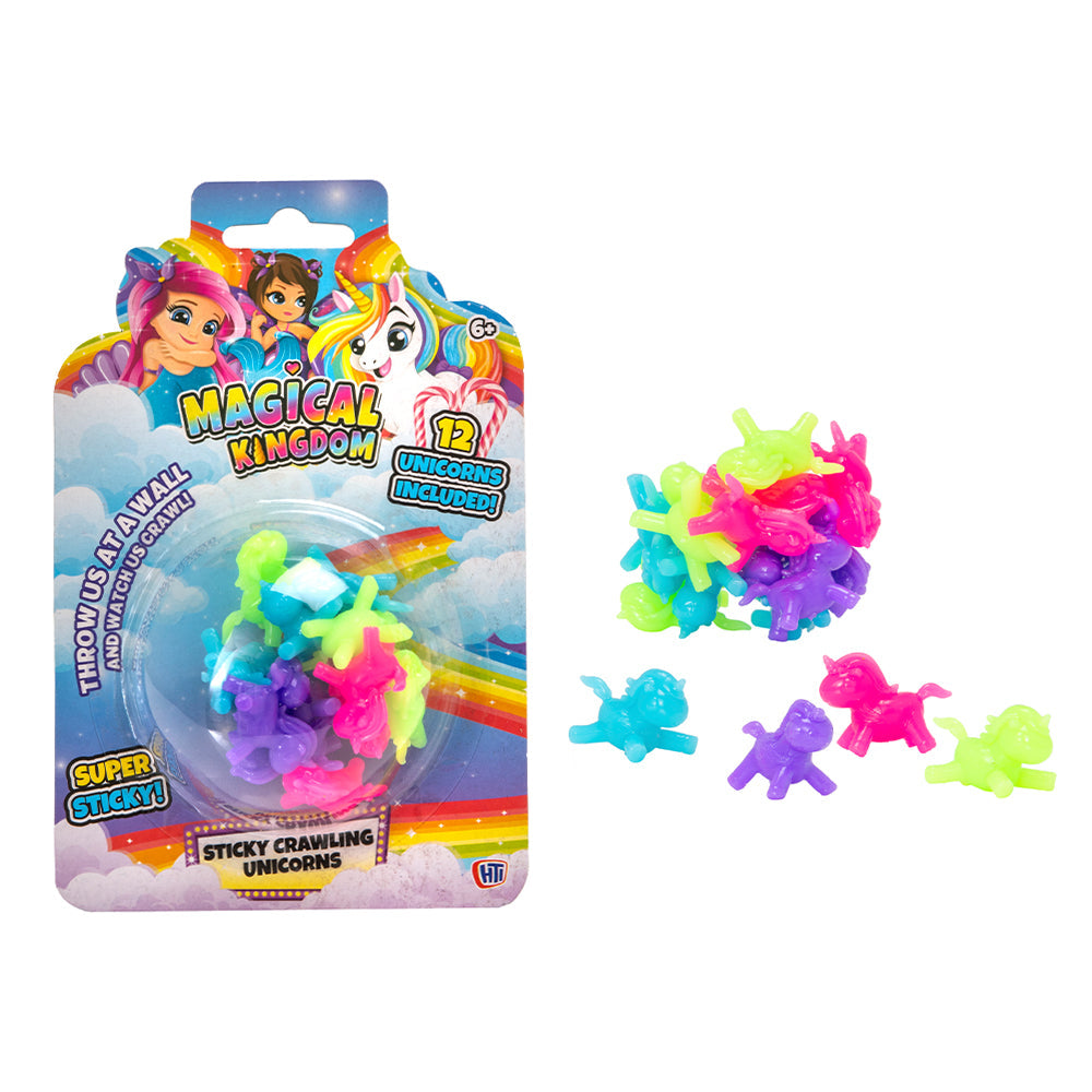 Magical Kingdom Sticky Crawling Unicorns 12pk