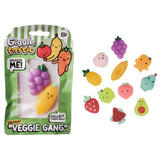 Giggletastic Veggie Gang Squishy Mini Vegetable Fidget Sensory Toy Pack