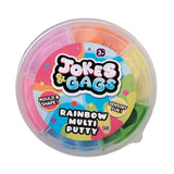 Rainbow Wheel Multi-Colour Fluffy Putty Tub