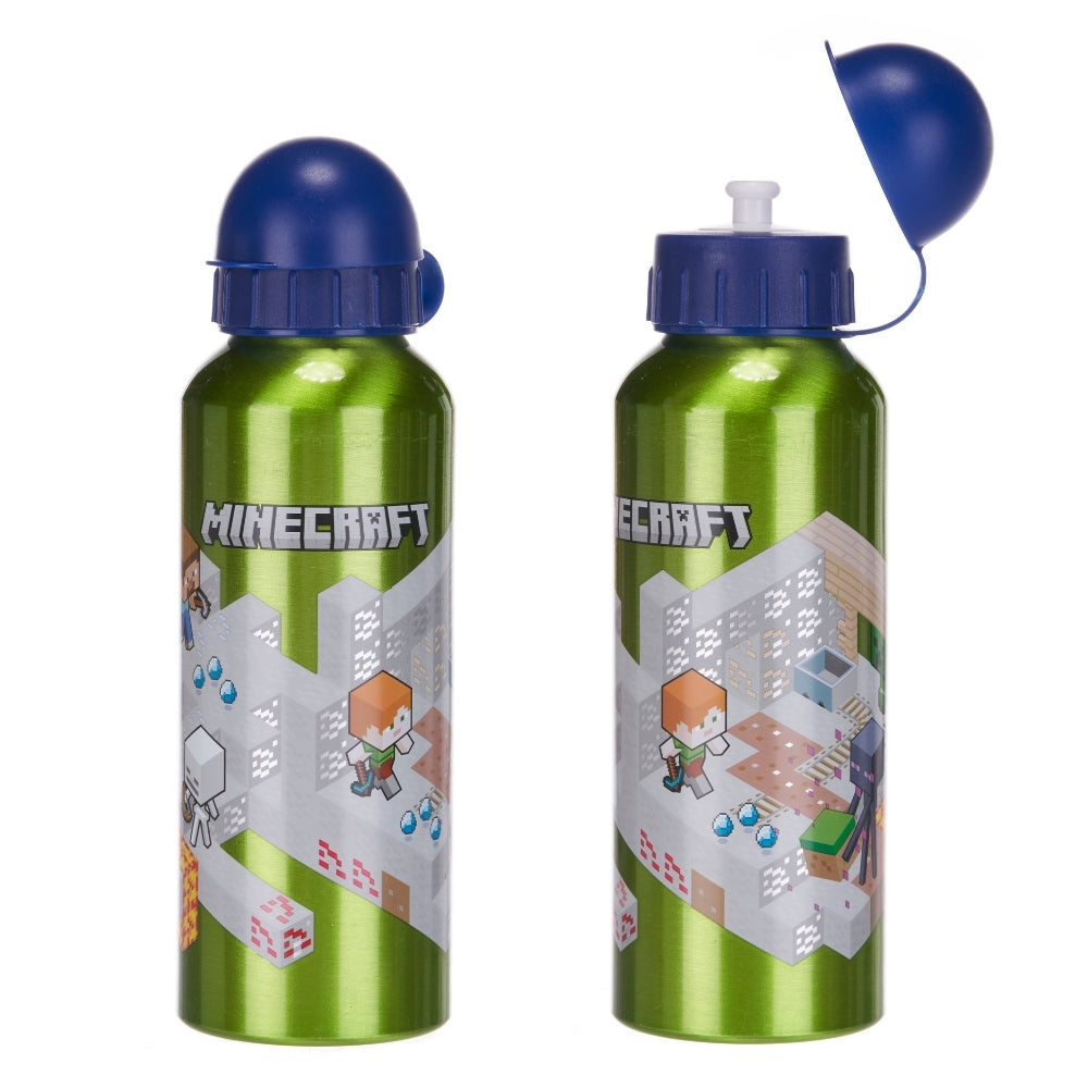 Minecraft Official 530ml Aluminium Drink Water Bottle