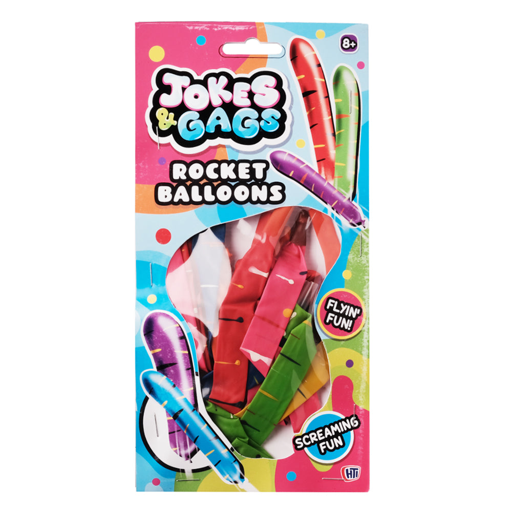 Jokes & Gags Rocket Balloons 12pk