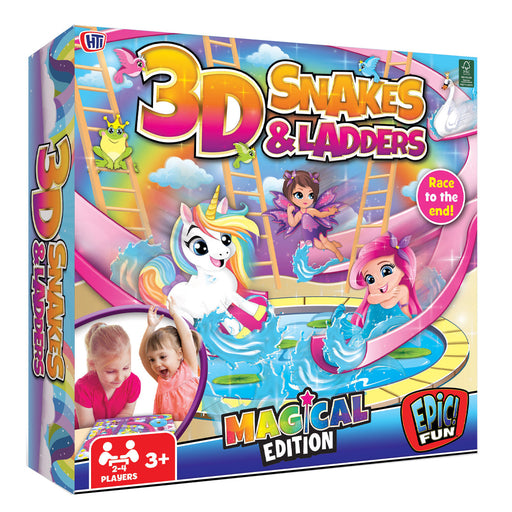 Snakes & Ladders 3D Magical Edition Board Game