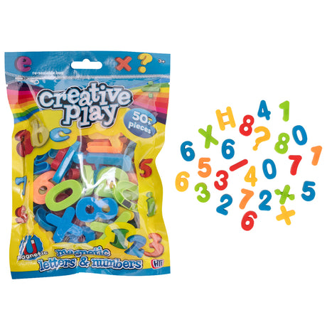 Creative Play Magnetic Letters & Numbers 50pc+ Pack