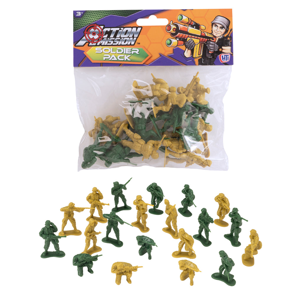 Action Mission Soldier Army Man Mini Figure Pack Toys for a Pound