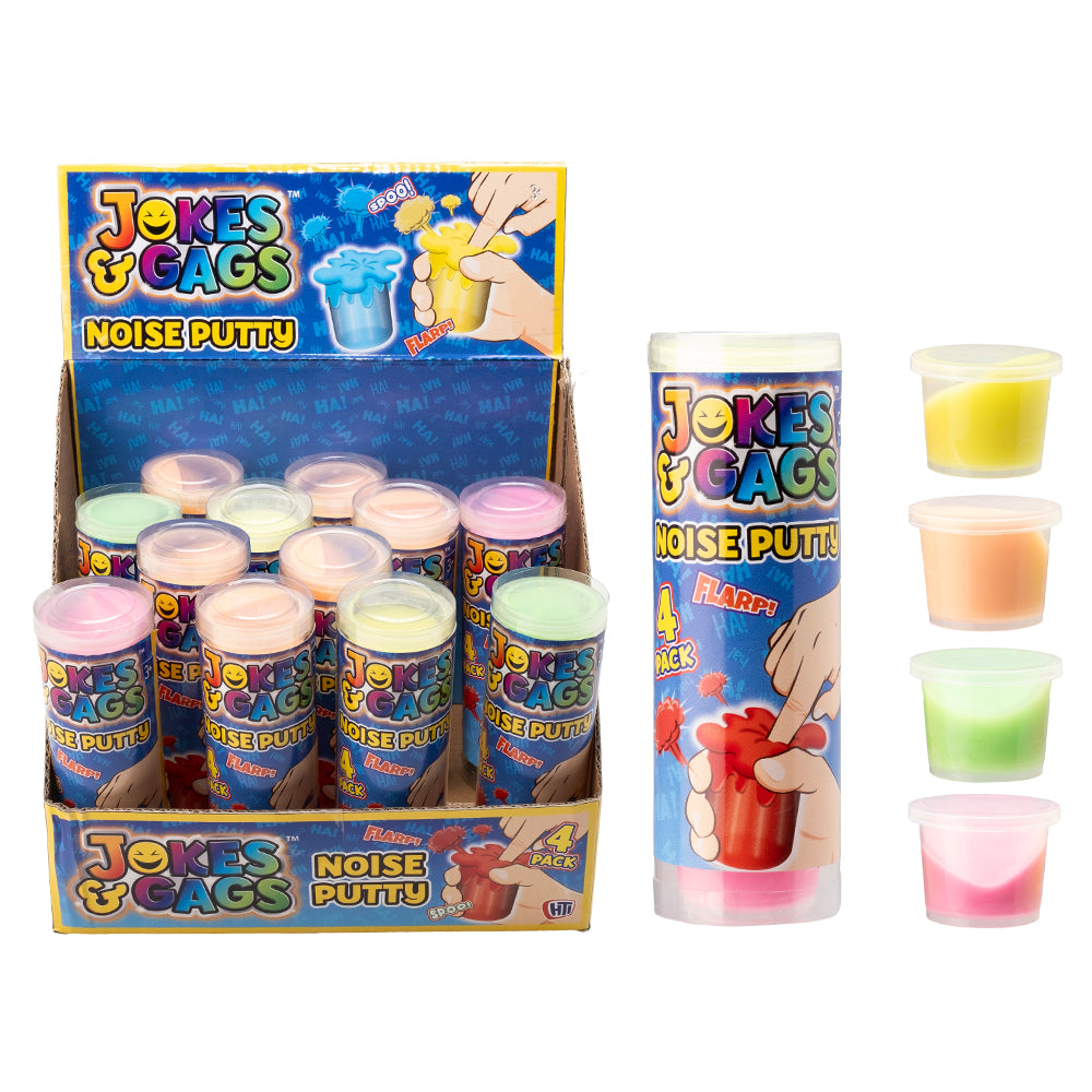 Jokes & Gags Mini Noise Putty Tub 4pk