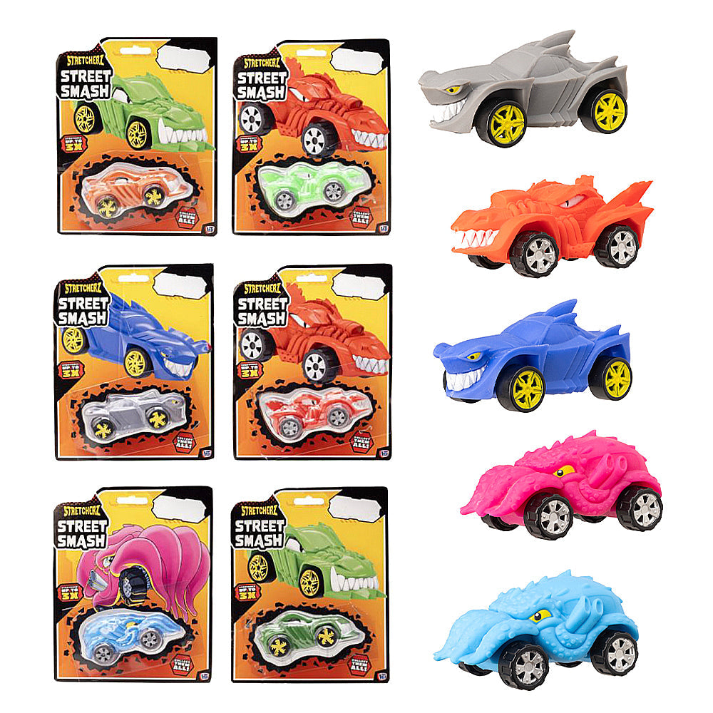 Stretcherz Street Smash Stretchy Monster Vehicle Figure