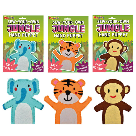 Sew Your Own Jungle Hand Puppet Craft Kit