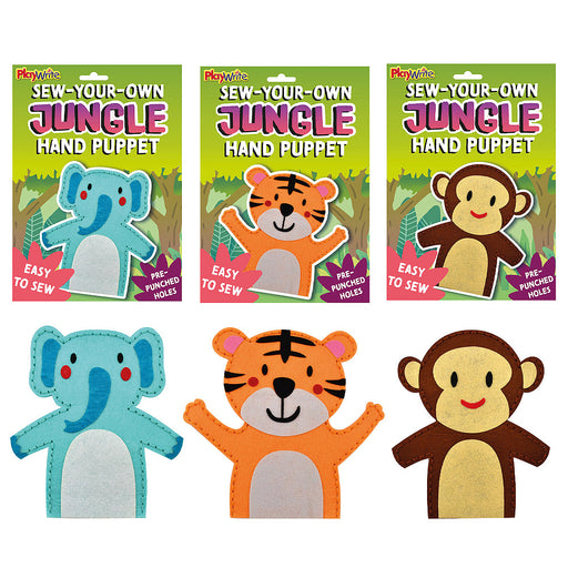 Sew Your Own Jungle Hand Puppet Craft Kit