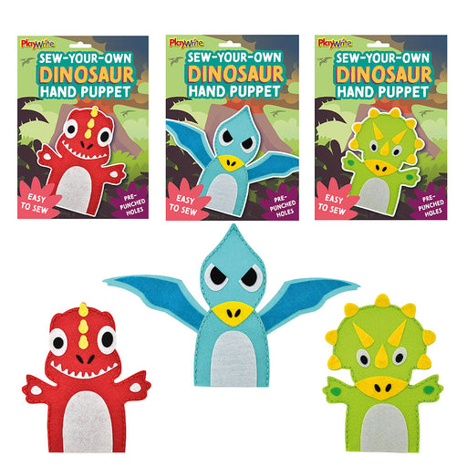 Sew Your Own Dinosaur Hand Puppet Craft Kit