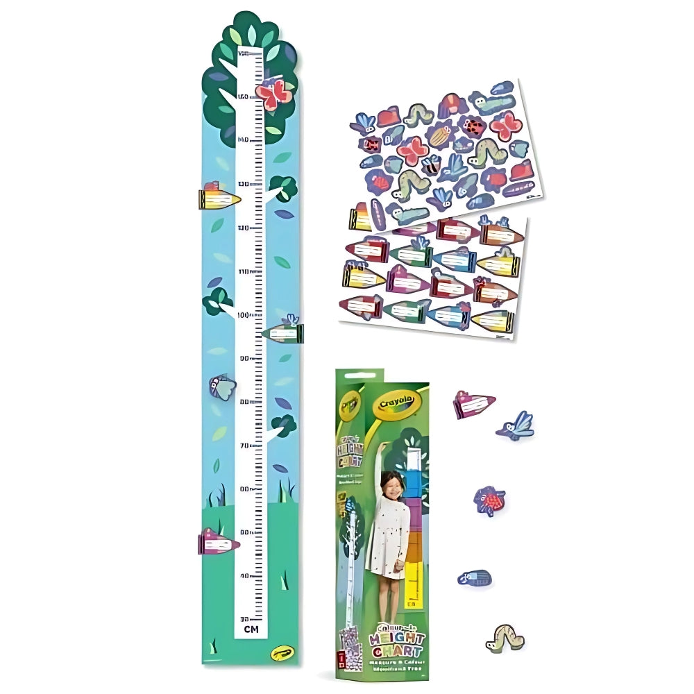 Crayola Colour Your Own Height Chart With Stickers