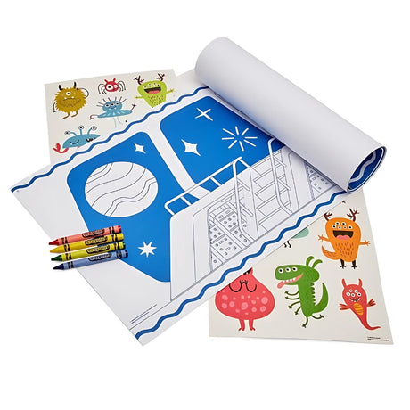 Crayola Outer Space Colour Roll - Colour Your Own Giant 3m Space Scene