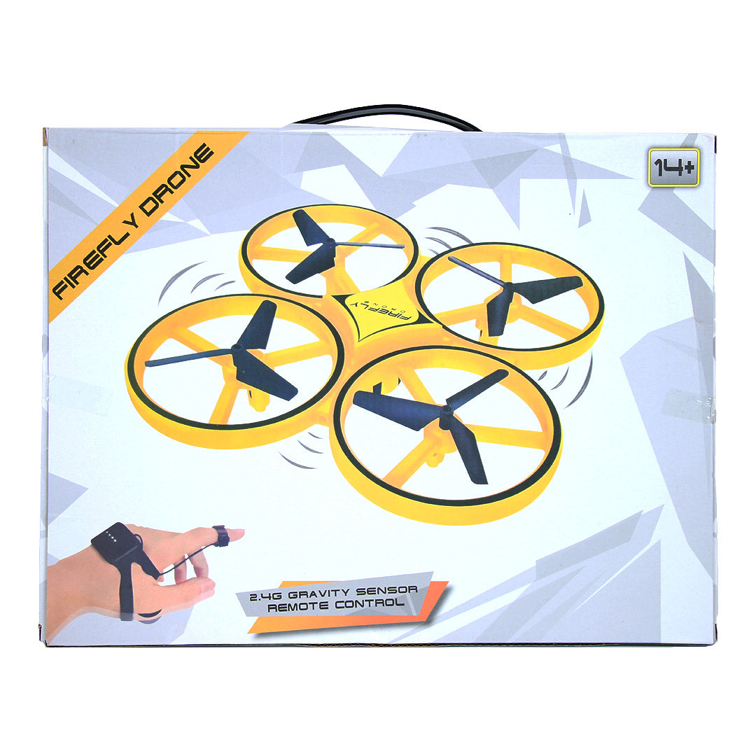 Quadcopter Firefly Drone Hand Controlled Gadget