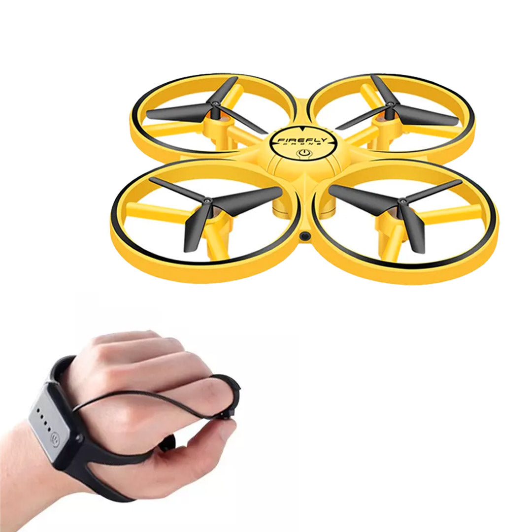 Quadcopter Firefly Drone Hand Controlled Gadget