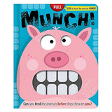 Munch Animal Pull Tab Kids Board Book