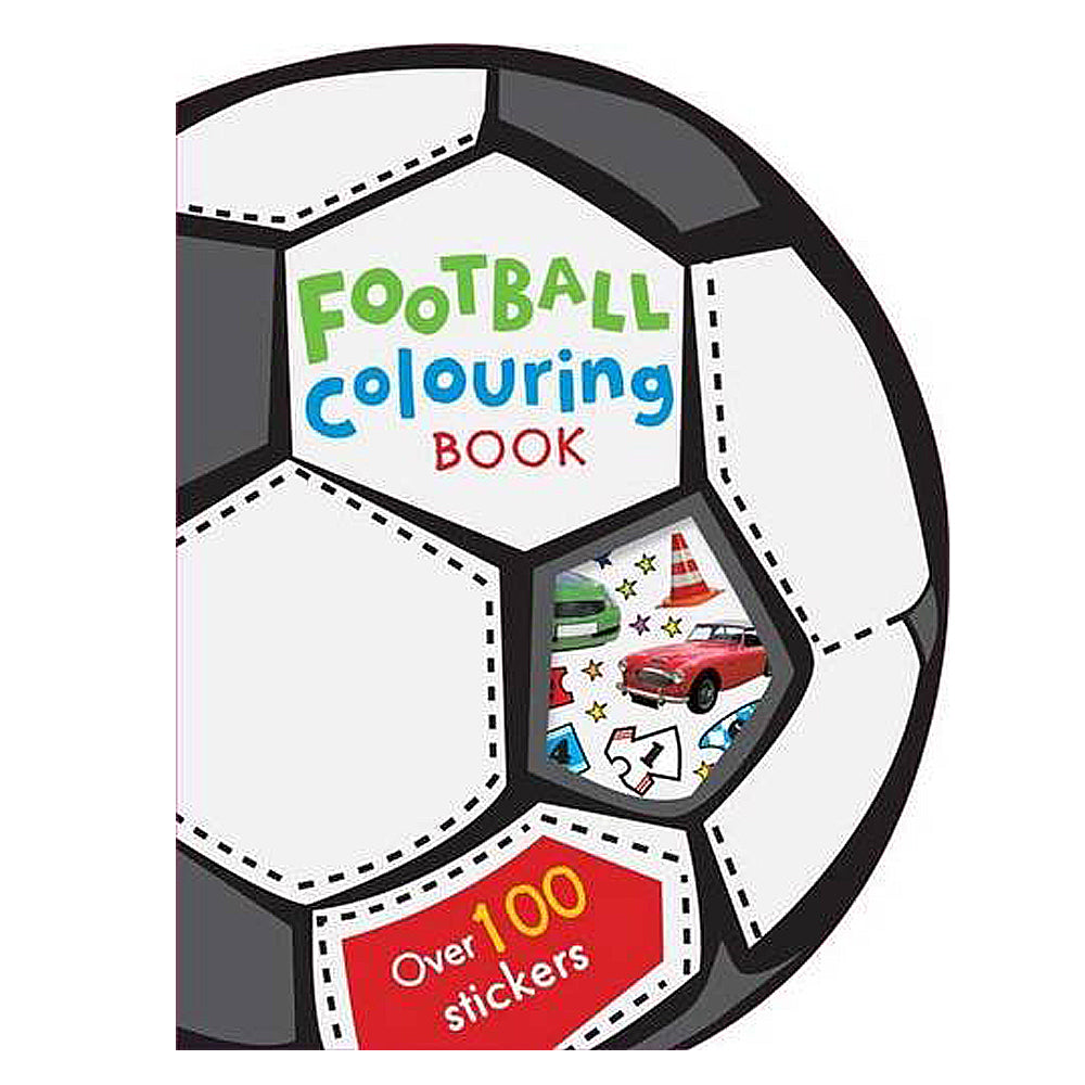 Football Colouring & Sticker Kids Book