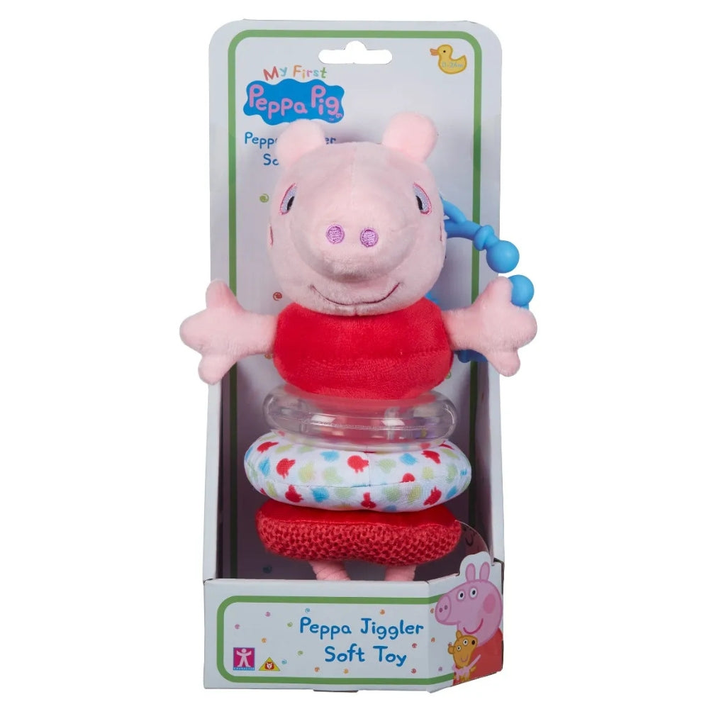 My First Peppa Pig Jiggler Soft Plush Toy