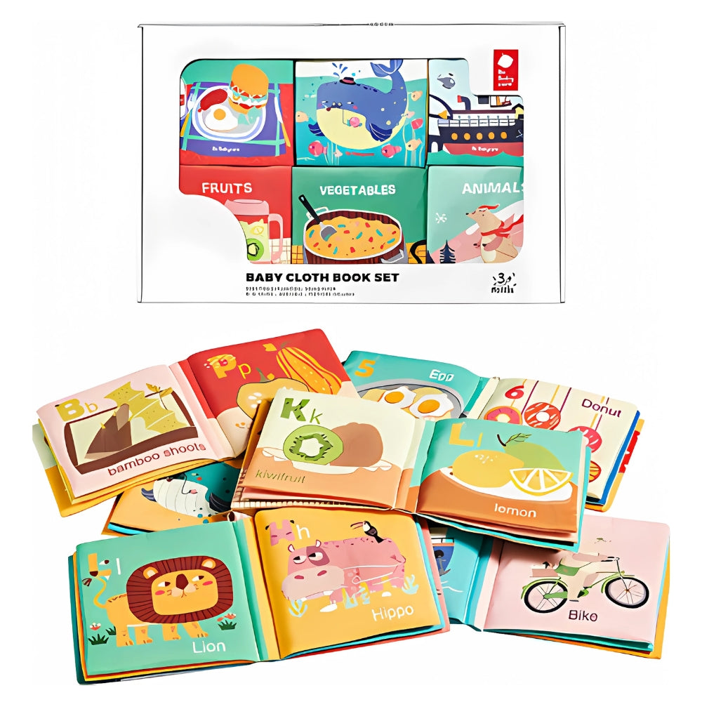 Baby Cloth Touch & Feel  Book Set Of 6