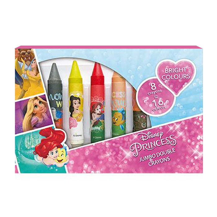 Disney Princess Jumbo Double Crayons 8pk
