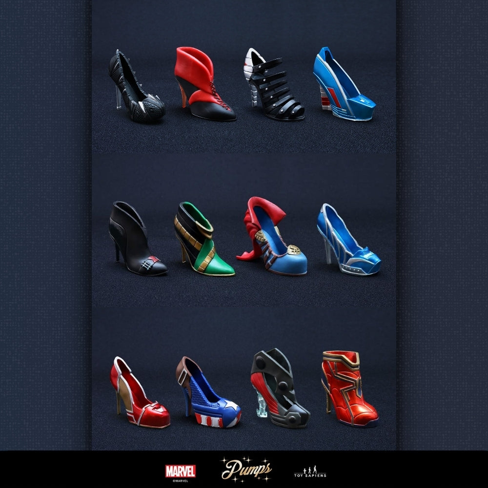 Toy Sapiens Marvel Pumps Infinity Saga Mini Collectible Blind Shoe Box