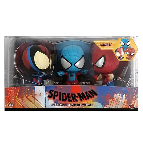 Hot Toys Spider-Man Across The Spider-Verse Collectible Figure 3pk (Set A)