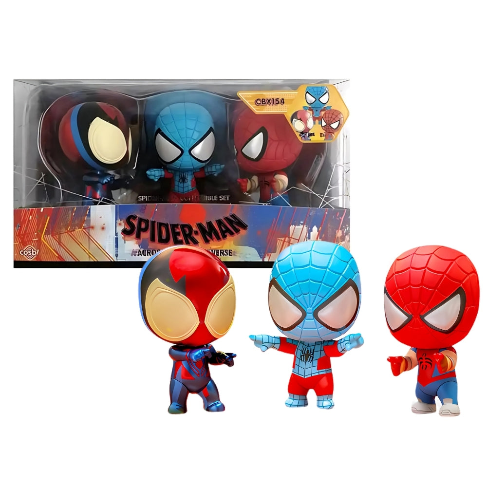 Hot Toys Spider-Man Across The Spider-Verse Collectible Figure 3pk (Set A)