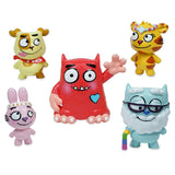 Love Monster Fluffytown Friends Figurine 5pk Set