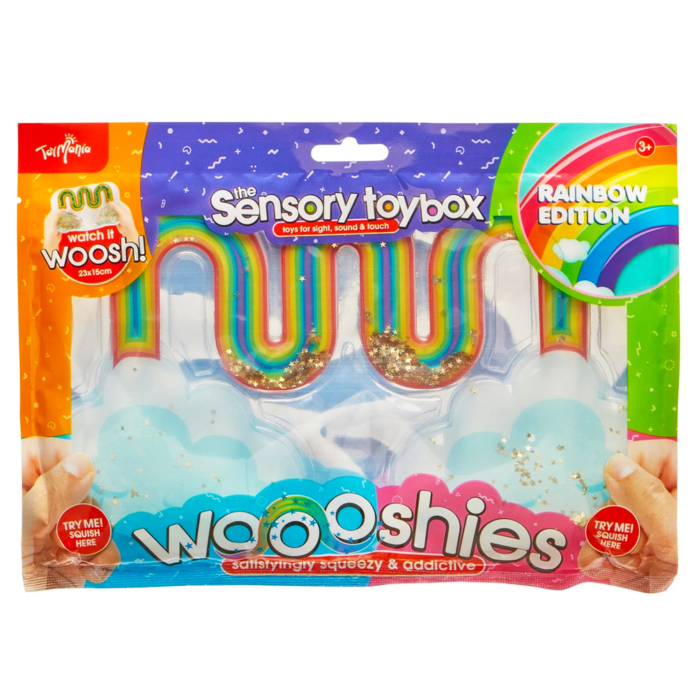 The Sensory ToyBox Wooshies Rainbow Edition Fidget Sensory Toy