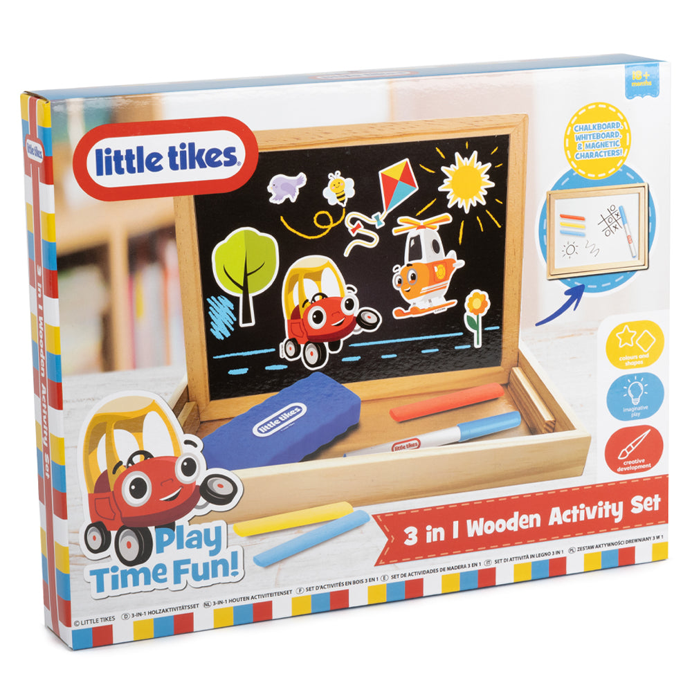 Little Tikes 3-In-1 Wooden Activity Play Set