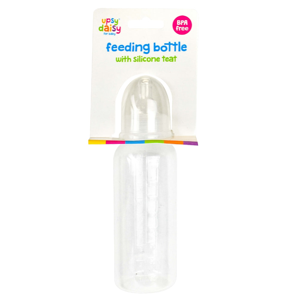 Upsy Daisy Baby Feeding Bottle With Silicone Teat